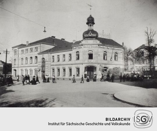 Gasthof Briesnitz an der Alten Meissner Straße/Dorfstraße in Briesnitz