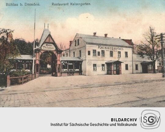 Kaisergarten an der Bautzner Landstraße