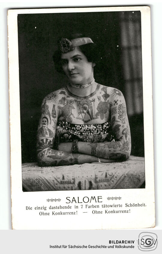 Postkarte: Salome - Vorderseite