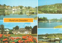 Bild: Bildpostkarte "Rund um Dresden"