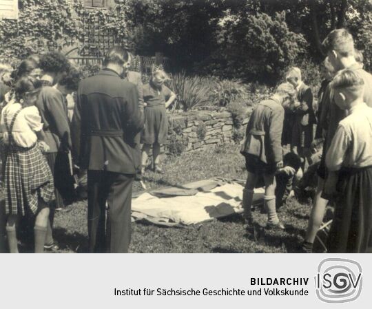 Bockauer Schüler auf Ausflug (?)