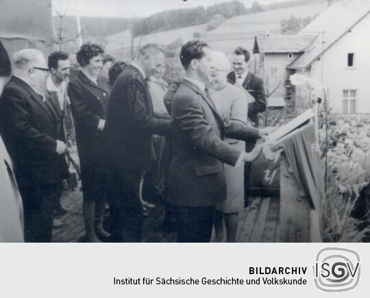 Einweihung der Schule in Bockau