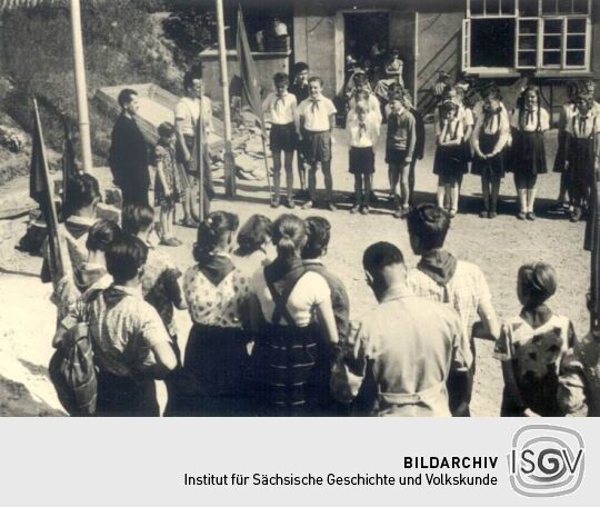 Schüler der Schule in Bockau