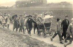 Bild: Festumzug zur 700-Jahr-Feier von Bockau (?)