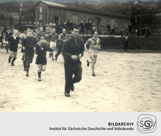 Fußballspiel in Bockau