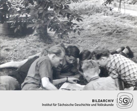 Bockauer Schüler auf Ausflug (?)