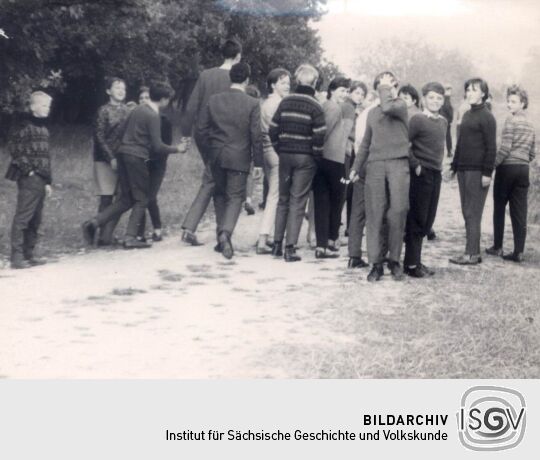 Bockauer Schüler auf Ausflug (?)