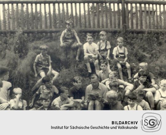 Schüler der Schule in Bockau