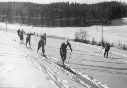 Bild: Kinder aus Bockau beim Langlauf