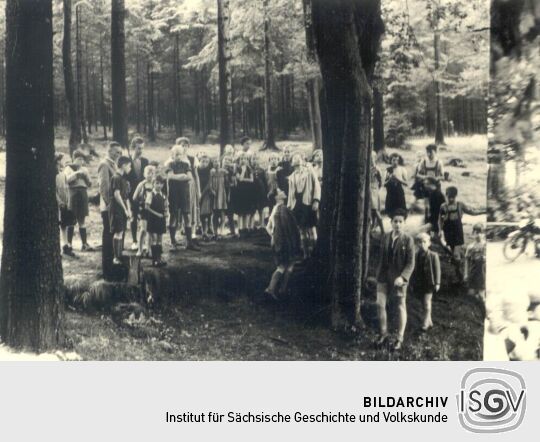 Bockauer Schüler auf Ausflug (?)