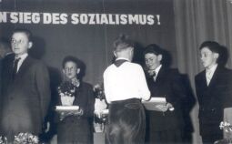 Bild: Jugendweihefeier 1958 in der Schule Bockau