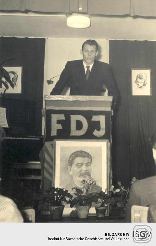 Veranstaltung der FDJ in Bockau