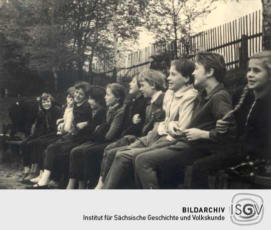 Schüler der Schule in Bockau