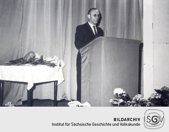 Jugendweihefeier 1958 in der Mittelschule Bockau