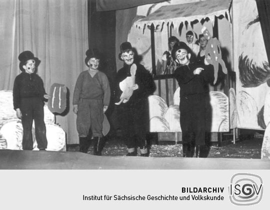 Theateraufführung in der Mittelschule Bockau