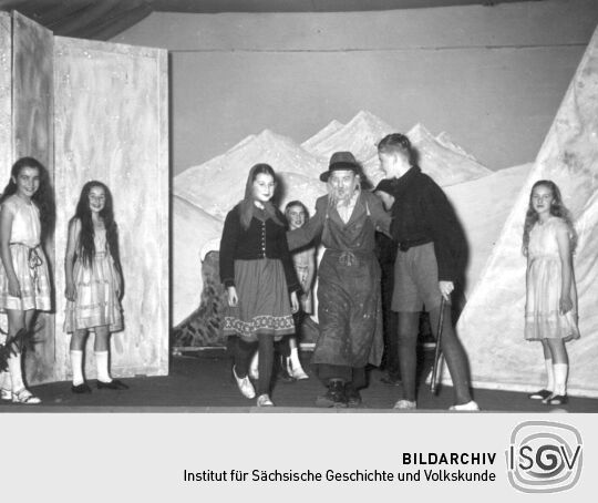 Theateraufführung in der Mittelschule Bockau