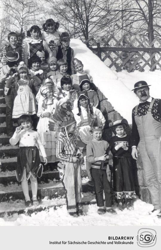 Kinderfasching in der Schule in Bockau