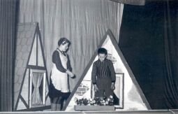 Bild: Theateraufführung in der Mittelschule Bockau