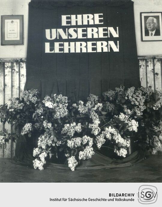 Ausstellung in der Schule in Bockau