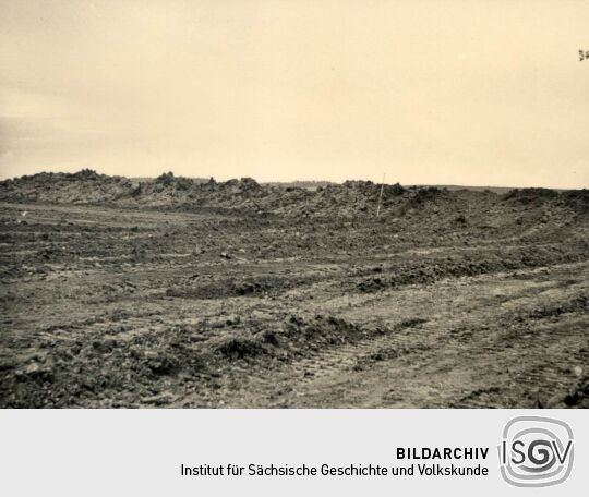 Bau des Schulgebäudes in Bockau