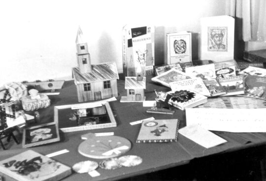 Ausstellung zum 60. Jahrestag der Oktoberrevolution in der Schule Bockau
