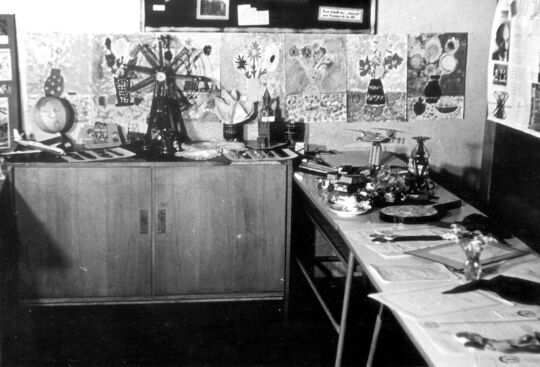 Ausstellung zum 60. Jahrestag der Oktoberrevolution in der Schule Bockau