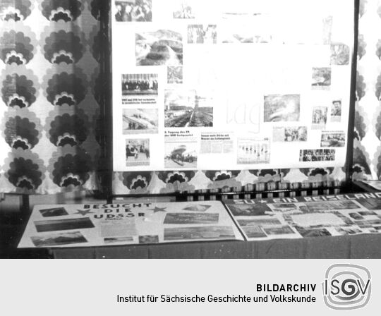 Ausstellung zum 60. Jahrestag der Oktoberrevolution in der Schule Bockau