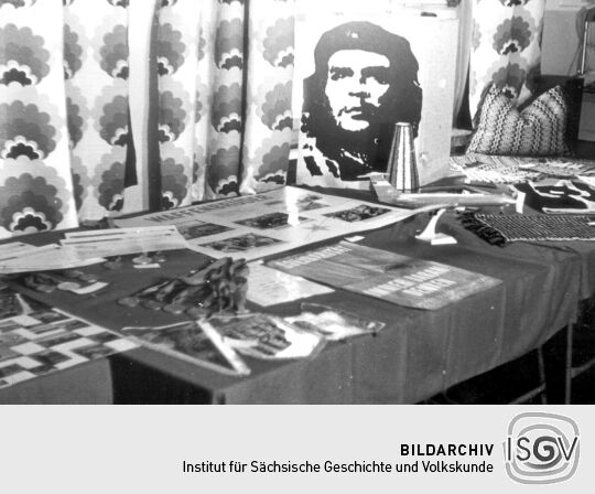 Ausstellung zum 60. Jahrestag der Oktoberrevolution in der Schule Bockau