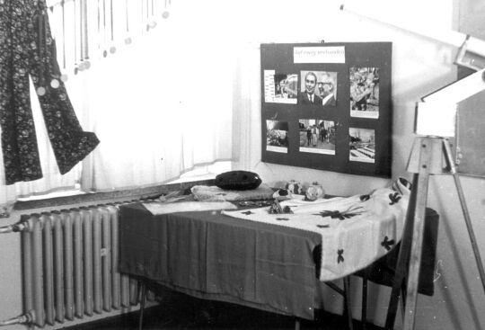 Ausstellung zum 60. Jahrestag der Oktoberrevolution in der Schule Bockau