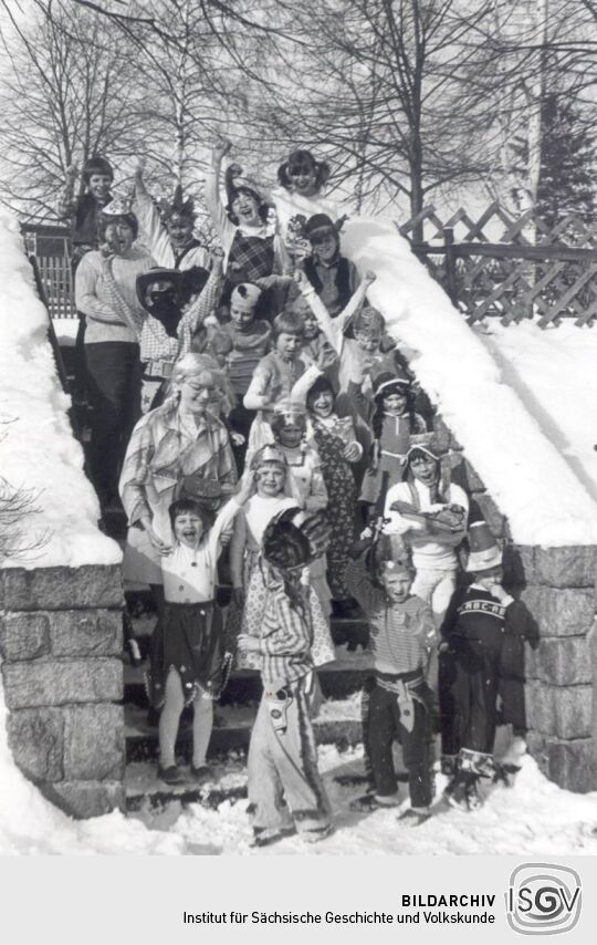 Kinderfasching in der Schule in Bockau