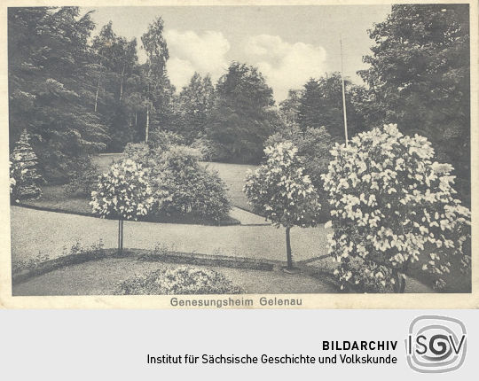 Postkarte vom Genesungsheim Gelenau