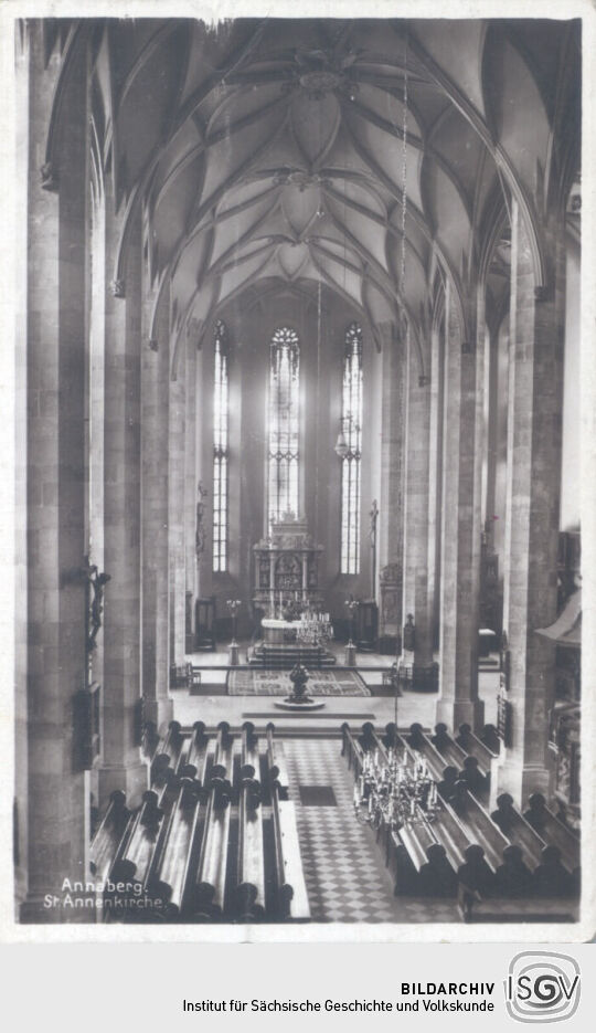 Postkarte - Annaberg-Buchholz, St. Annenkirche
