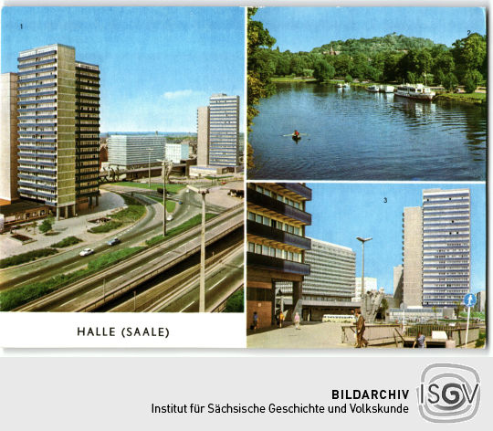 Postkarte: Halle (Saale)