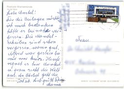 Postkarte 'Rostock-Warnemünde, An der Mole"