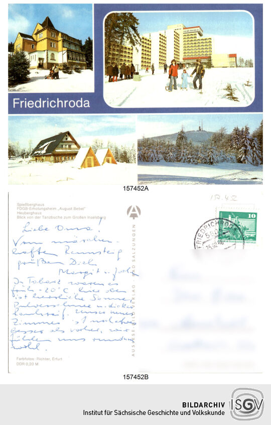 Postkarte 'Friedrichroda'