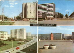 Postkarte: Halle-Neustadt