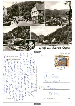 Bild: Postkarte "Gruß aus Kurort Oybin"