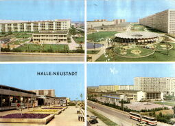 Postkarte: Halle-Neustadt