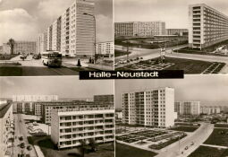 Postkarte: Halle-Neustadt