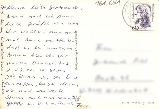 Postkarte "Halle-Neustadt"