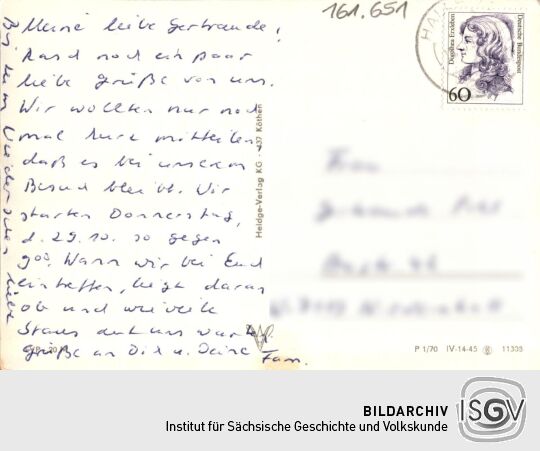 Postkarte "Halle-Neustadt"