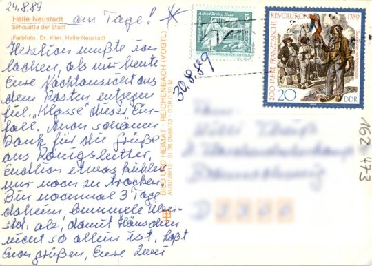 Postkarte "Halle-Neustadt"