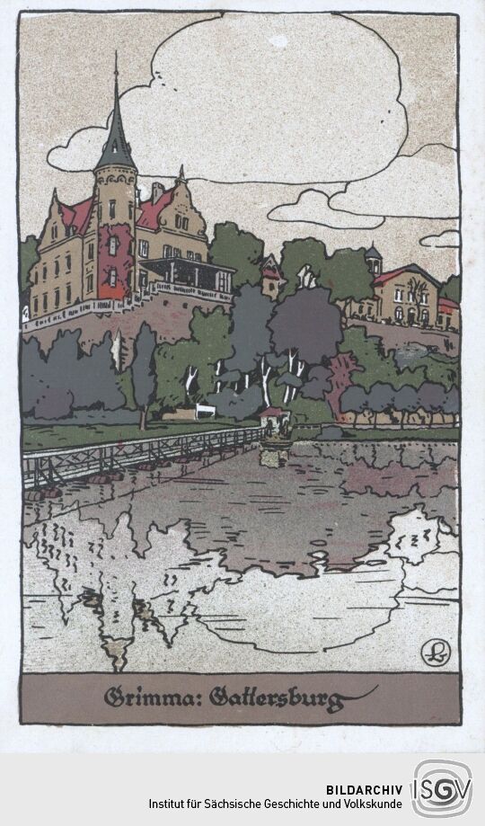 Postkarte aus Grimma