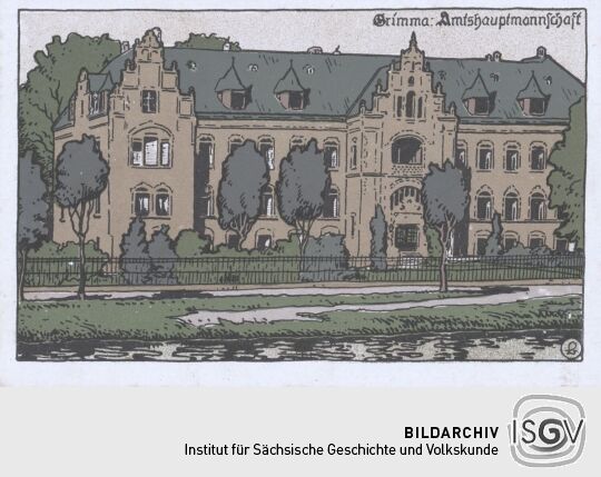 Postkarte aus Grimma