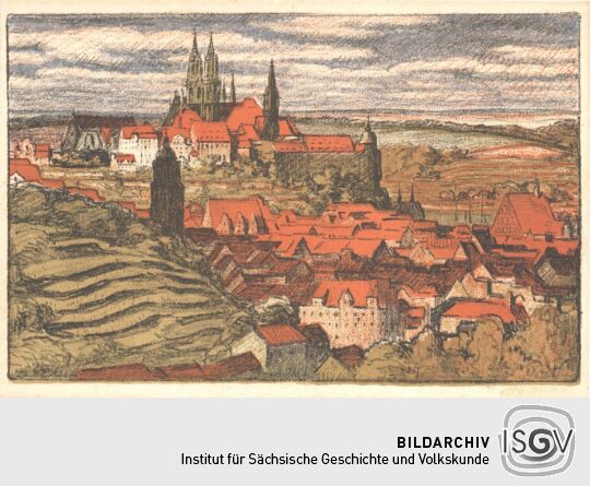 Postkarte aus Meißen