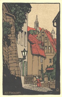 Bild: Postkarte aus Meißen