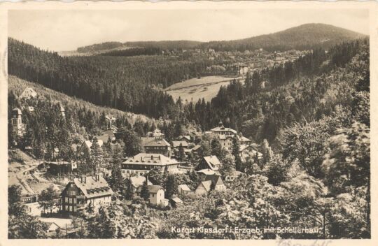 Postkarte aus Kipsdorf im Erzgebirge