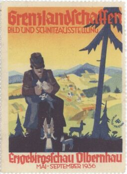 Bild: Werbung zur Erzgebirgsschau in Olbernhau