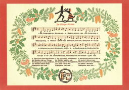 Bild: Liedpostkarte "De Steiger-Kirmes"