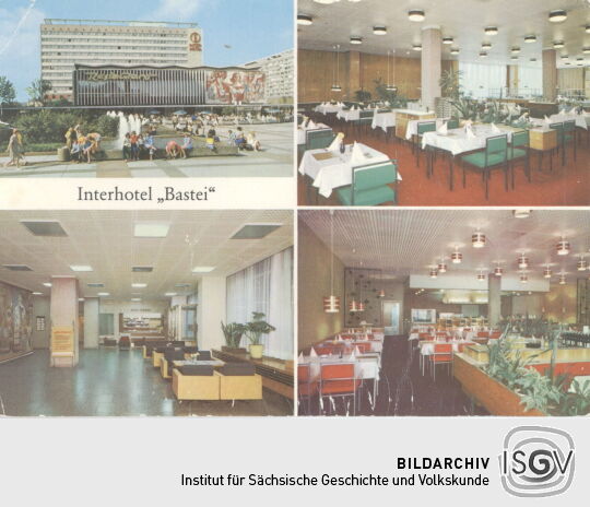 Postkarte "Innerhotel Bastei"